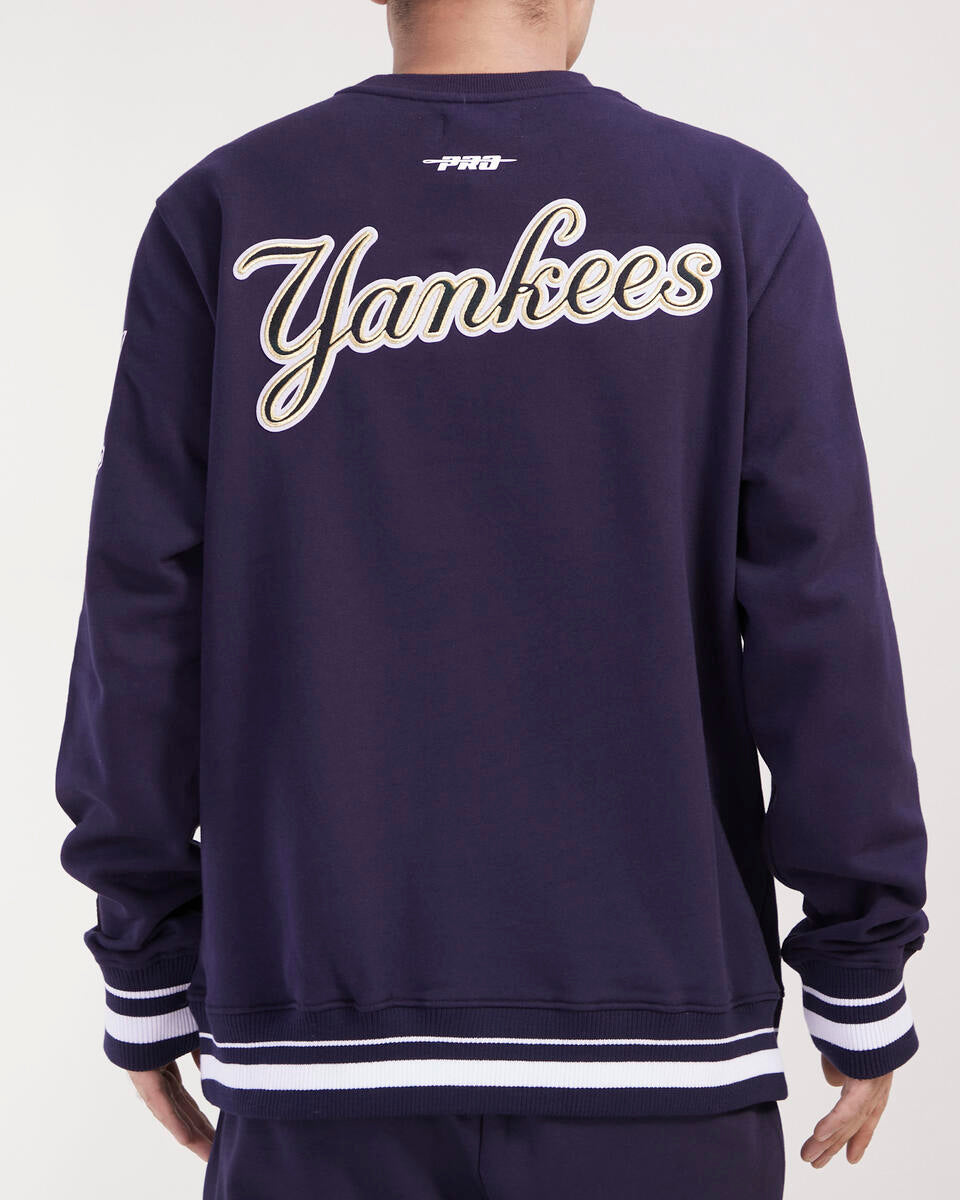 Navy Blue New York Yankees Pro Standard Crewneck Fleece Sweatshirt