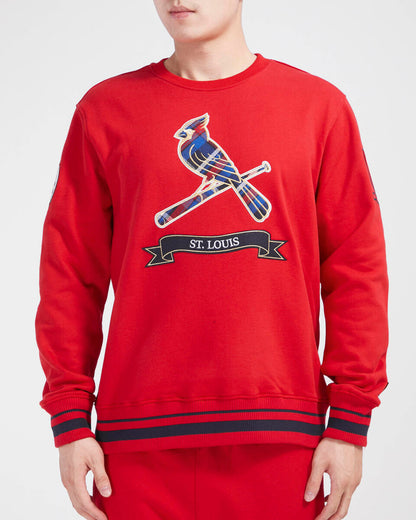Red St. Louis cardinals Pro Standard Crewneck Fleece Sweatshirt