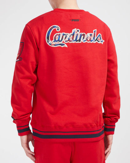 Red St. Louis cardinals Pro Standard Crewneck Fleece Sweatshirt