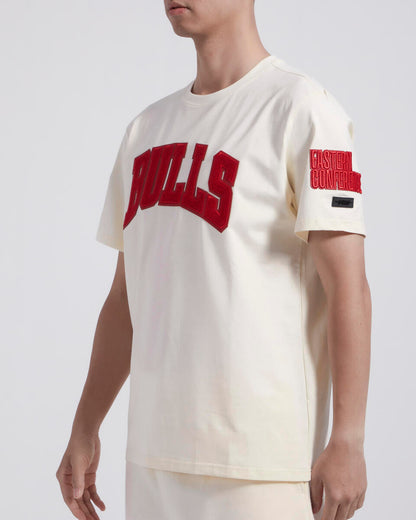 Off White Chicago Bulls Pro Standard Tonal Short Sleeve T-Shirt