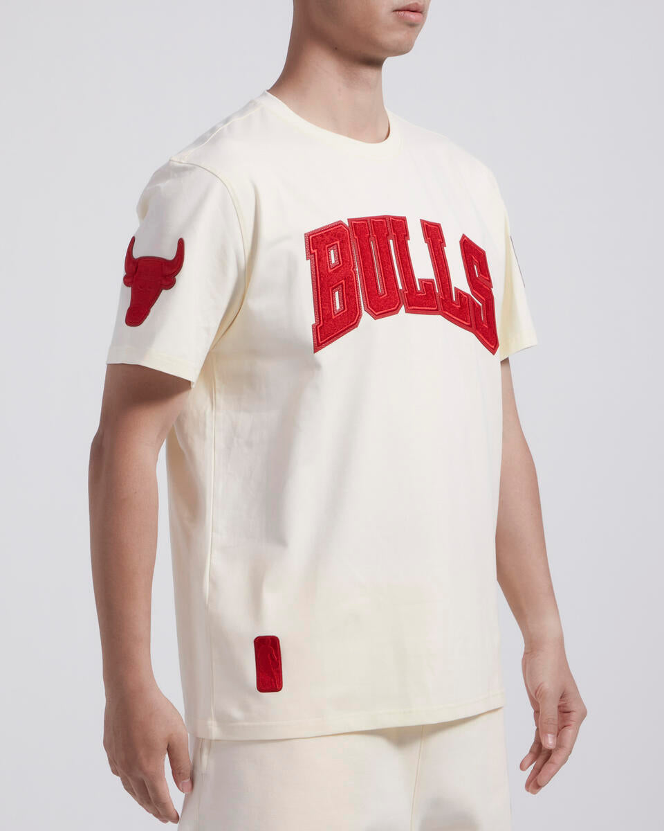 Off White Chicago Bulls Pro Standard Tonal Short Sleeve T-Shirt