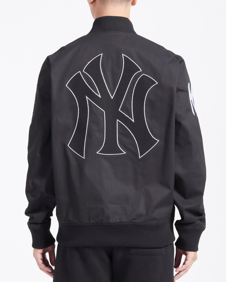 Pro Standard Black New York Yankees Paint The City Twill Jacket