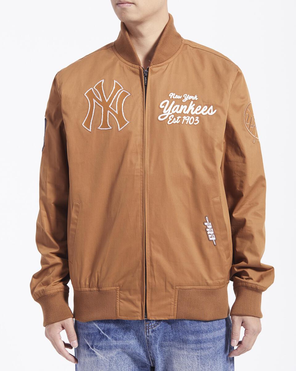 Pro Standard Brown Clay New York Yankees Paint The City Twill Jacket