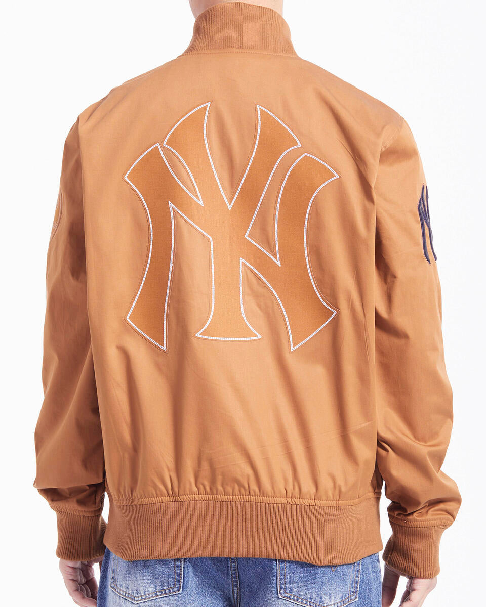 Pro Standard Brown Clay New York Yankees Paint The City Twill Jacket