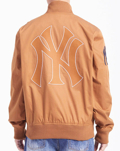 Pro Standard Brown Clay New York Yankees Paint The City Twill Jacket