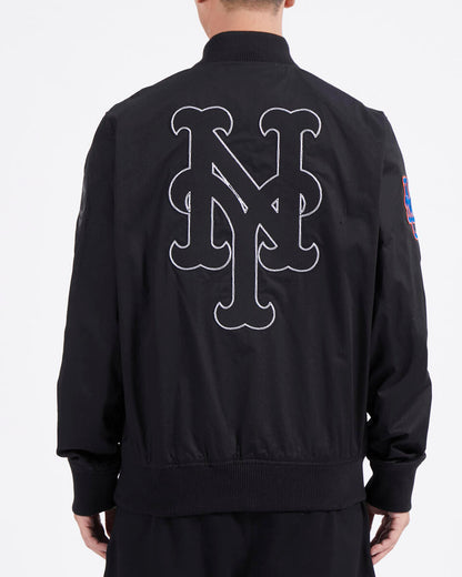 Pro Standard Black New York Mets Paint The City Twill Jacket