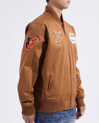 Pro Standard Brown Clay Baltimore Orioles Paint The City Twill Jacket