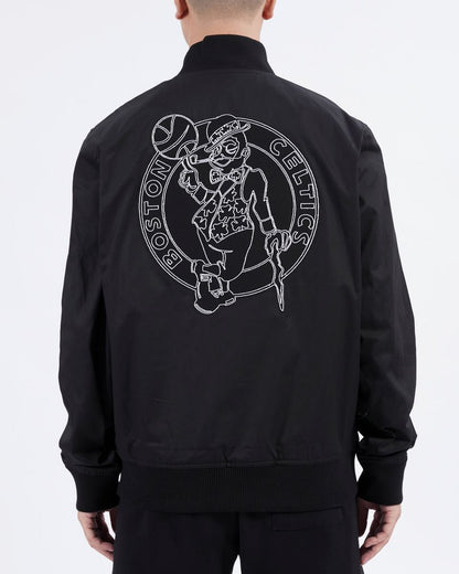 Pro Standard Black Boston Celtics Paint The City Twill Jacket