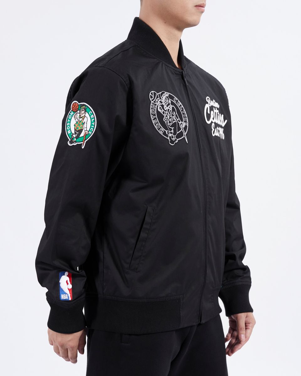 Pro Standard Black Boston Celtics Paint The City Twill Jacket