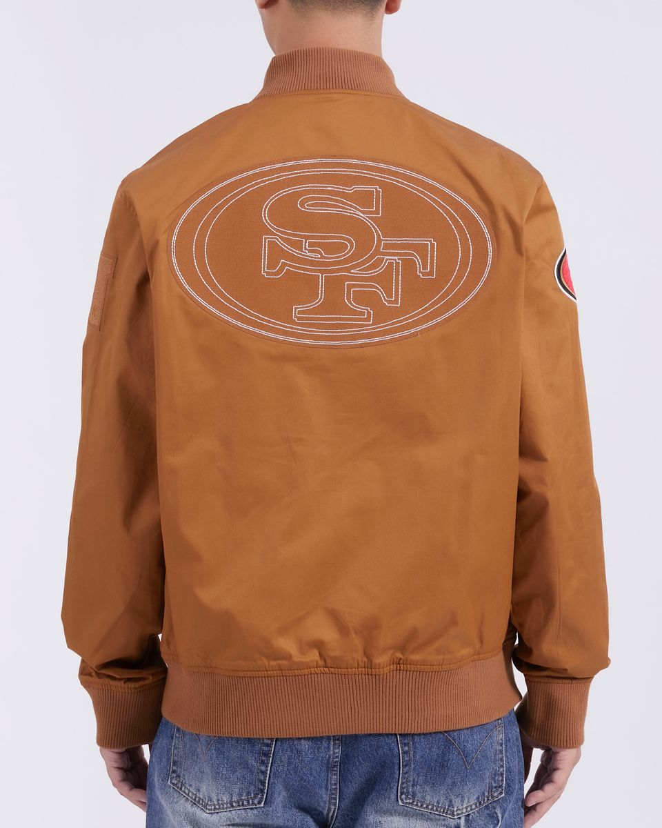 Pro Standard San Francisco 49ers Clay Brown Paint The City Twill Jacket