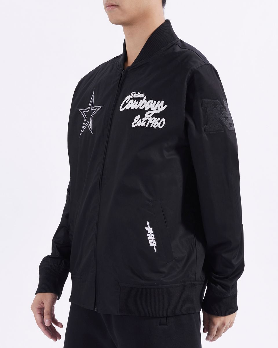 Pro Standard Black Dallas Cowboys Paint The City Twill Jacket