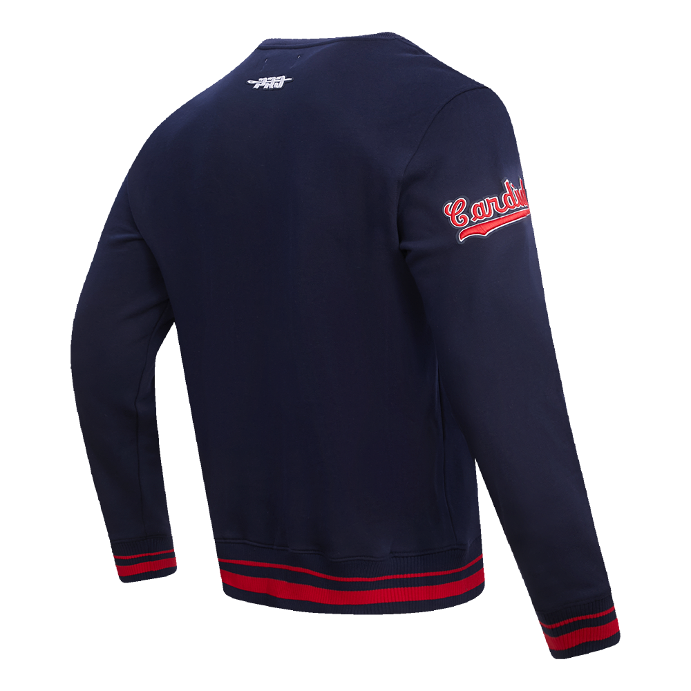 Navy Blue St Louis Cardinals Pro Standard Mashup Crewneck Fleece Sweatshirt