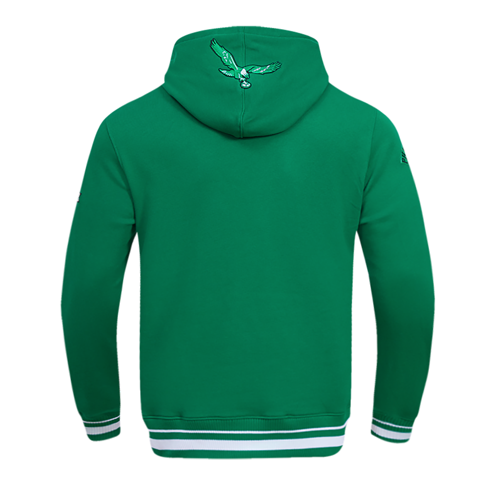 Kelly Green Philadelphia Eagles Pro Standard Pullover Crewneck Fleece Hoodie