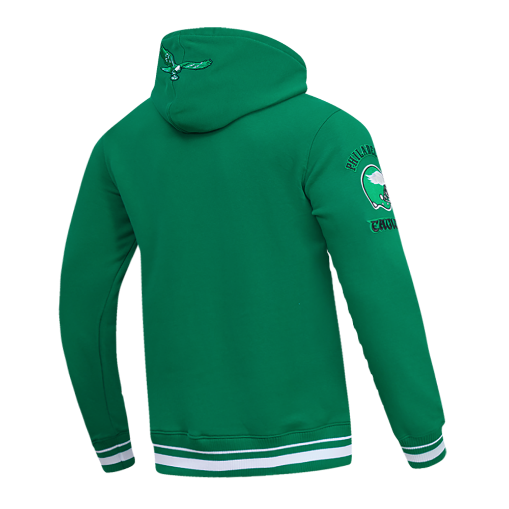 Kelly Green Philadelphia Eagles Pro Standard Pullover Crewneck Fleece Hoodie