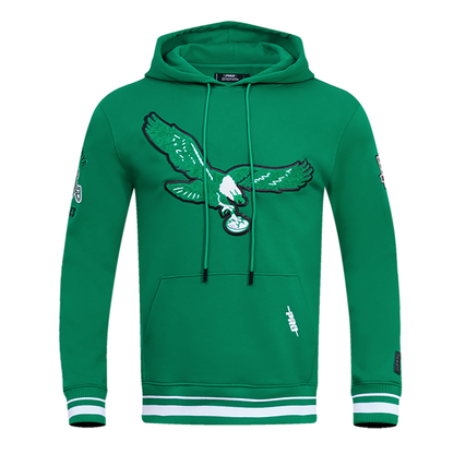 Kelly Green Philadelphia Eagles Pro Standard Pullover Crewneck Fleece Hoodie