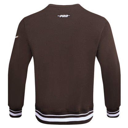 Brown San Diego Padres Pro Standard Mashup Crewneck Fleece Sweatshirt