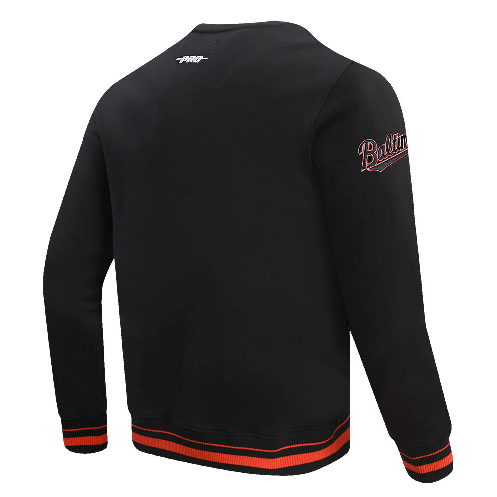 Black Baltimore Orioles Pro Standard Mashup Crewneck Fleece Sweatshirt