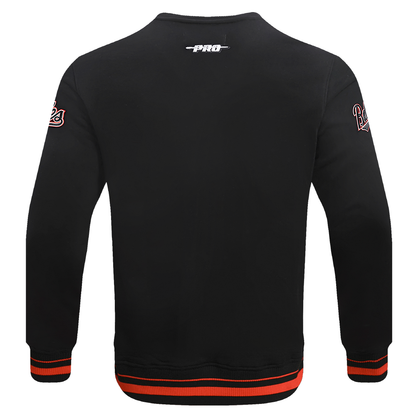 Black Baltimore Orioles Pro Standard Mashup Crewneck Fleece Sweatshirt