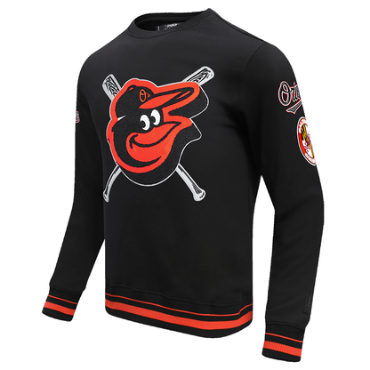Black Baltimore Orioles Pro Standard Mashup Crewneck Fleece Sweatshirt