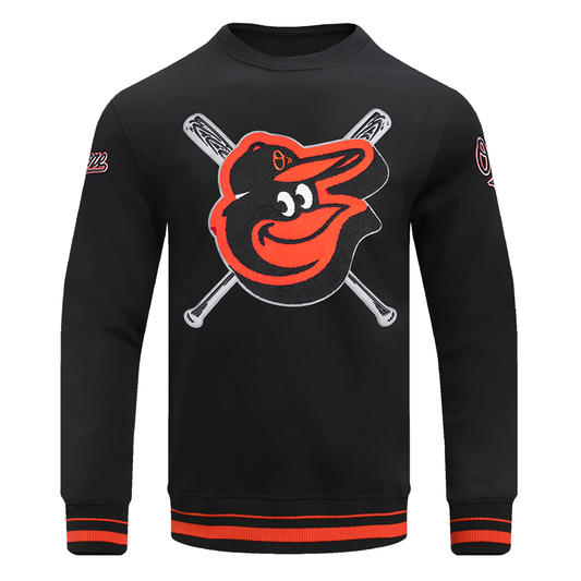 Black Baltimore Orioles Pro Standard Mashup Crewneck Fleece Sweatshirt
