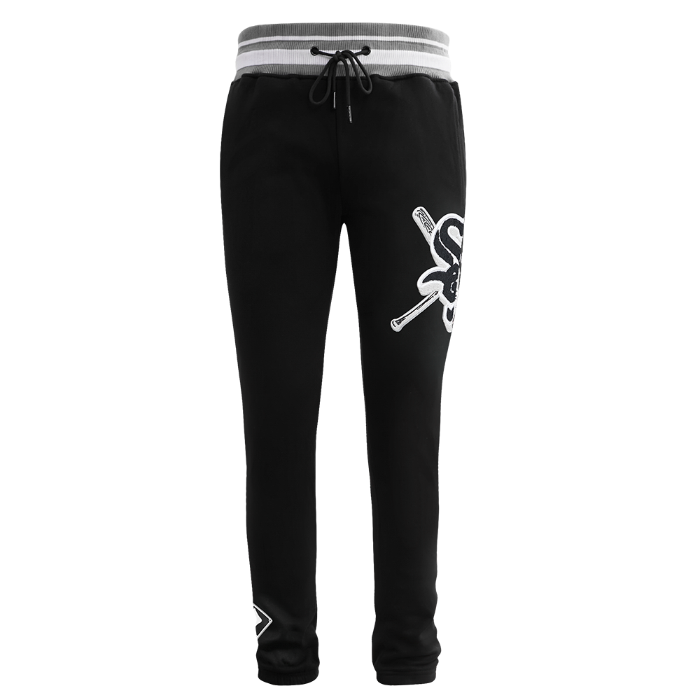 Black Chicago White Sox Pro Standard Retro Classic Fleece Sweatpant