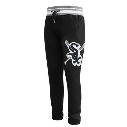 Black Chicago White Sox Pro Standard Retro Classic Fleece Sweatpant