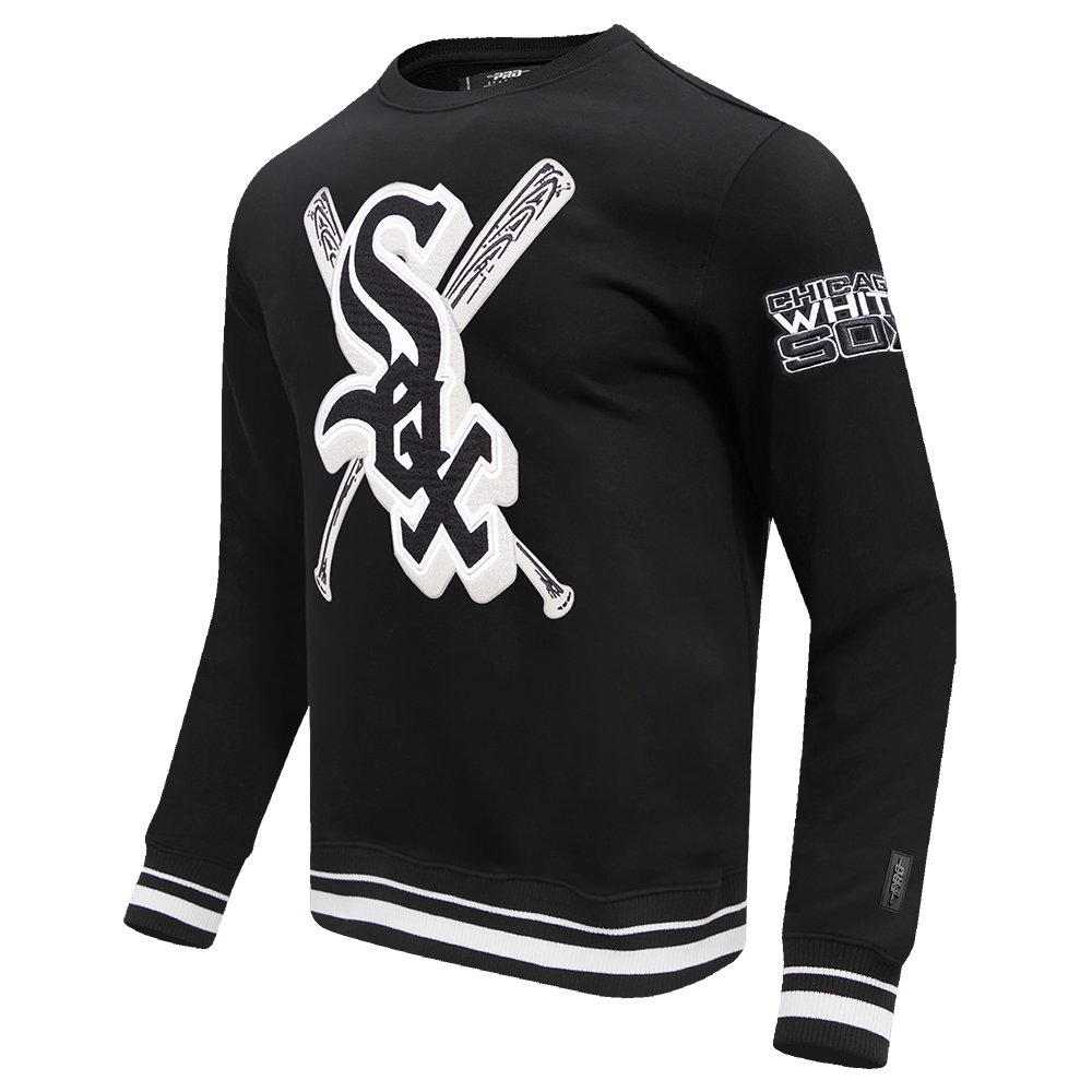 Black Chicago White Sox Pro Standard Retro Classic Fleece Sweatshirt