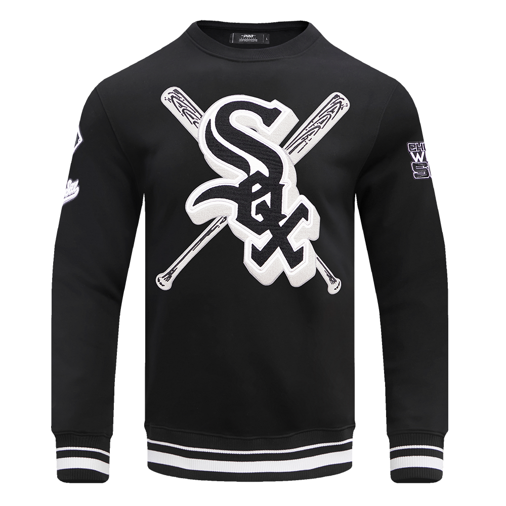 Black Chicago White Sox Pro Standard Retro Classic Fleece Sweatshirt