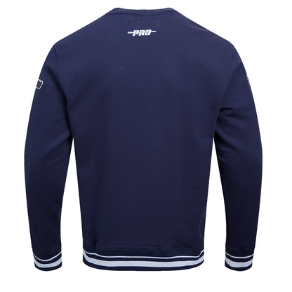 Navy Blue New York Yankees Pro Standard Mashup Crewneck Fleece Sweatshirt