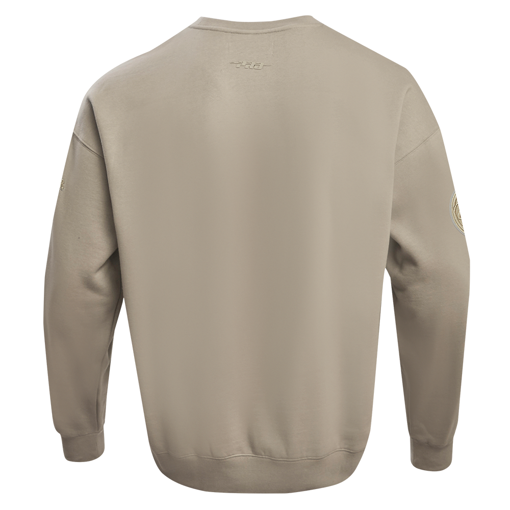 Tan New York Yankees Pro Standard Mashup Crewneck Fleece Sweatshirt