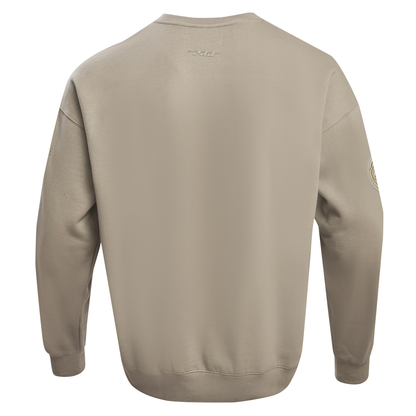 Tan New York Yankees Pro Standard Mashup Crewneck Fleece Sweatshirt