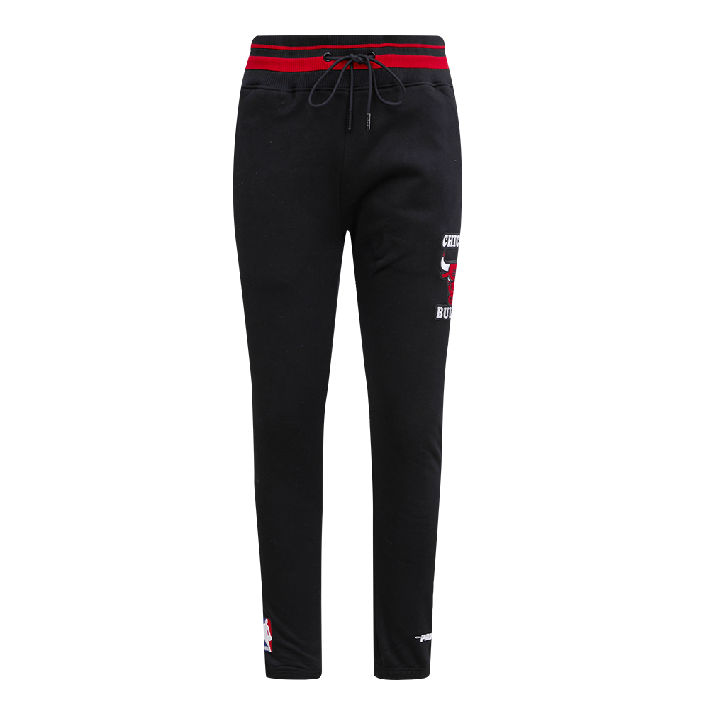 Black Chicago Bulls Pro Standard Retro Classic Fleece Sweatpant