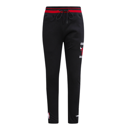 Black Chicago Bulls Pro Standard Retro Classic Fleece Sweatpant