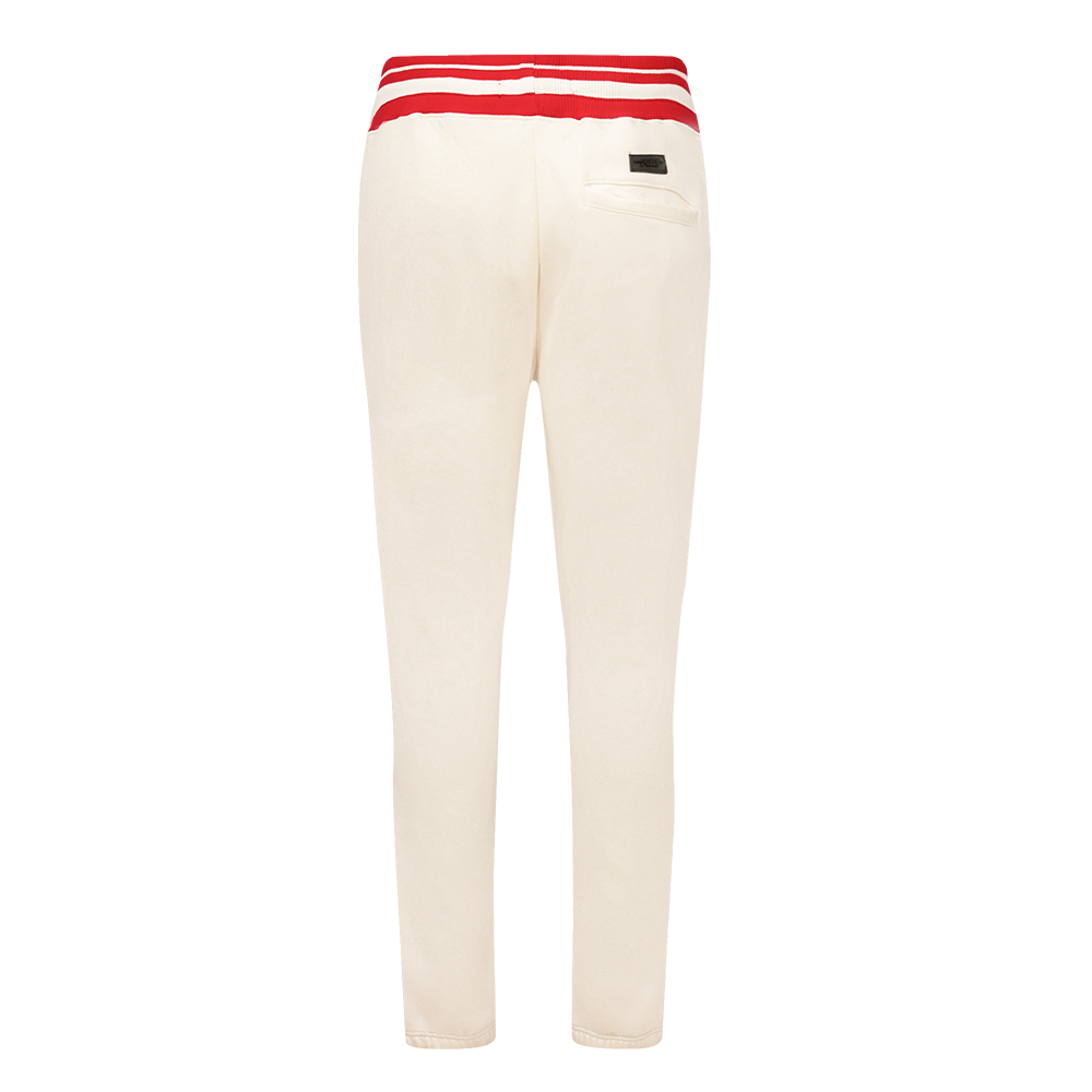 Off White Chicago Bulls Pro Standard Retro Classic Fleece Sweatpant