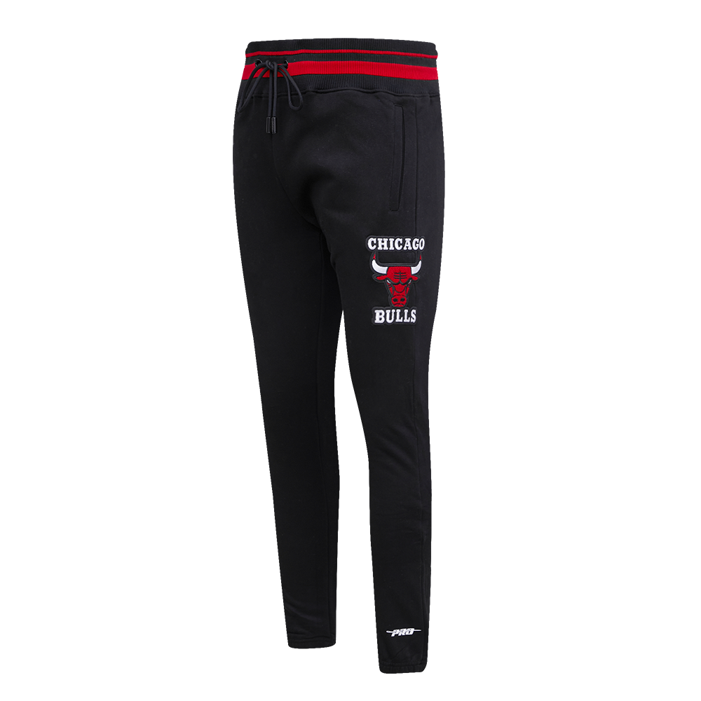 Black Chicago Bulls Pro Standard Retro Classic Fleece Sweatpant