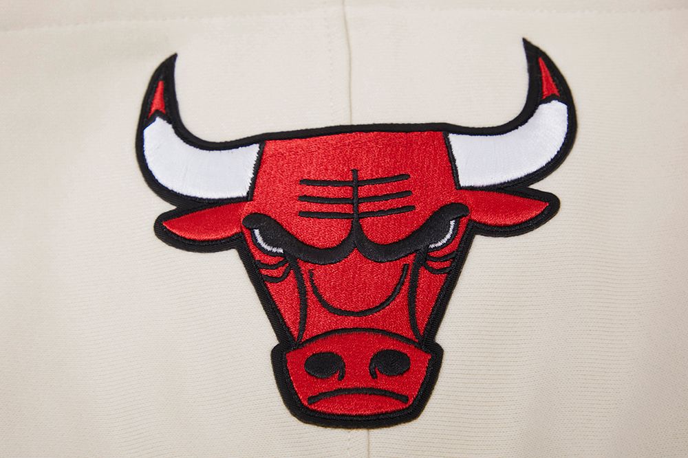 Off White Chicago Bulls Pro Standard Pullover Fleece Hoodie