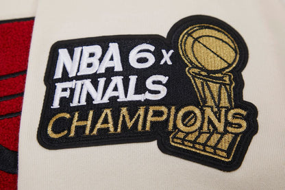 Off White Chicago Bulls Pro Standard Pullover Fleece Hoodie