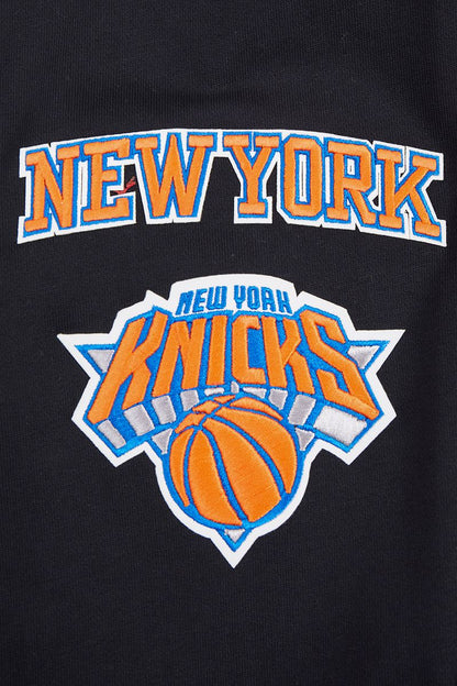 Black New York Knicks Old English Pro Standard Pullover Hoodie
