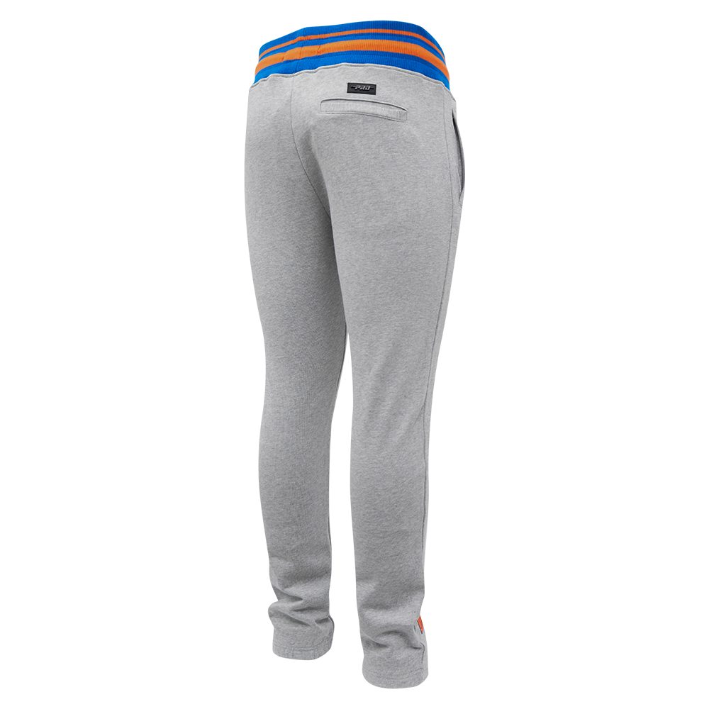 Gray New York Knicks Pro Standard Retro Classic Fleece Sweatpant