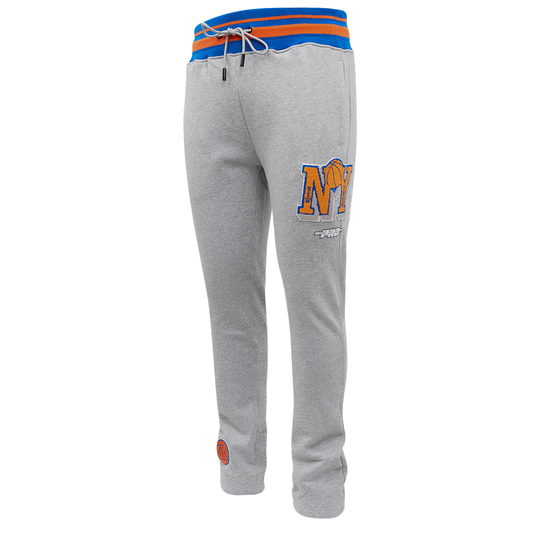 Gray New York Knicks Pro Standard Retro Classic Fleece Sweatpant