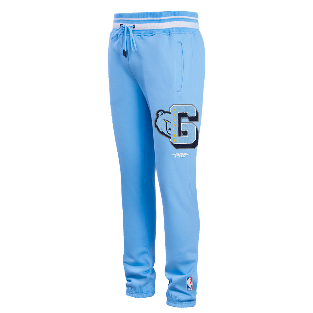 University Blue Memphis Grizzlies Pro Standard Mashup Fleece Cotton Sweatpant