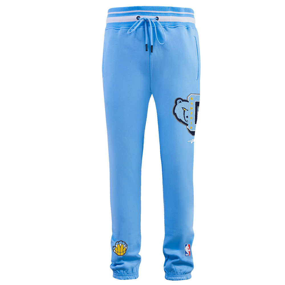 University Blue Memphis Grizzlies Pro Standard Mashup Fleece Cotton Sweatpant