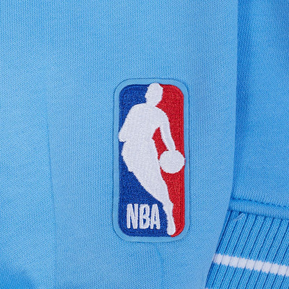 University Blue Memphis Grizzlies Pro Standard Pullover Mashup Crewneck Fleece Hoodie