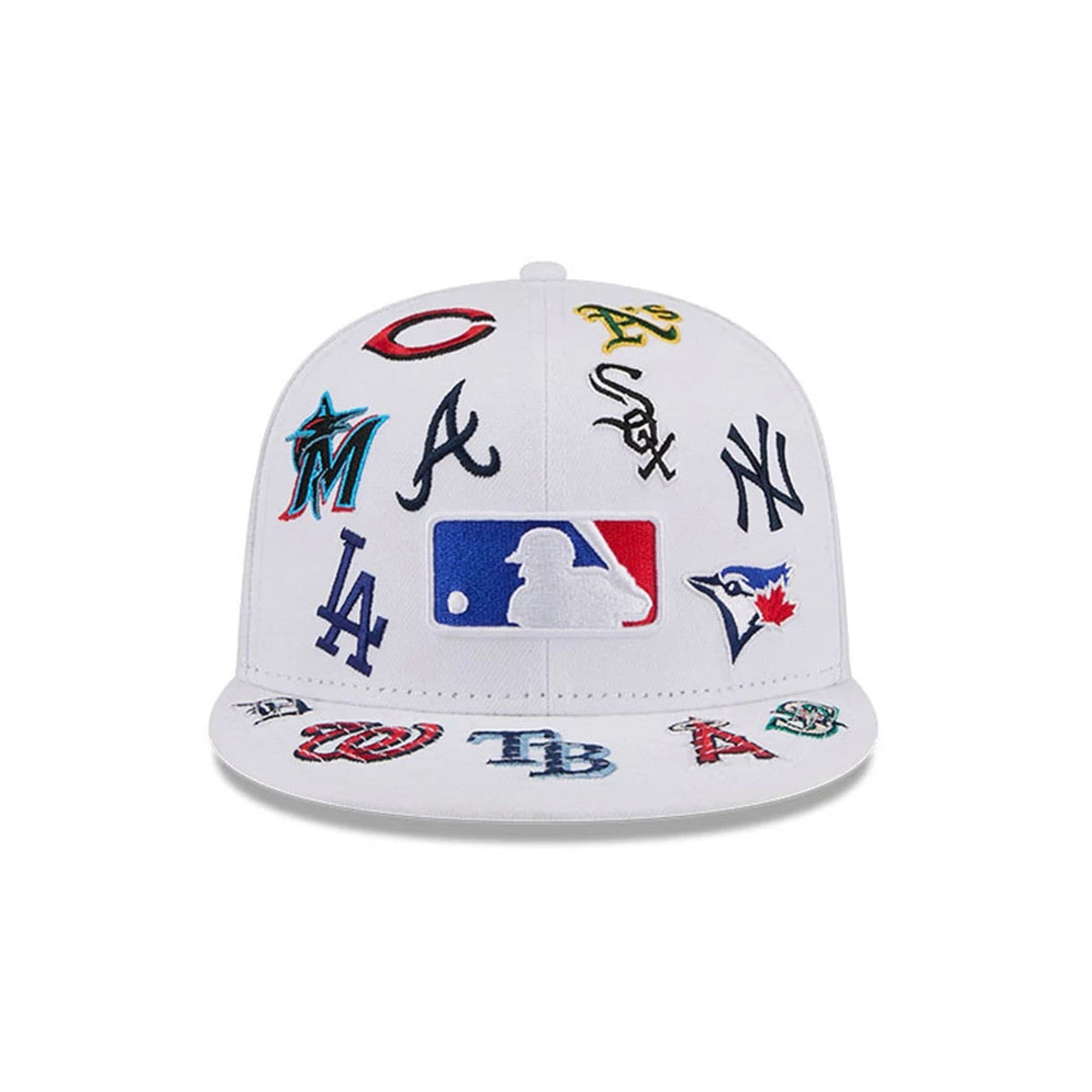 New Era MLB 'All Over' 59FITY Fitted White