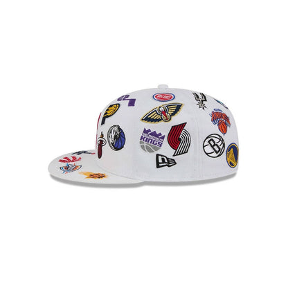 New Era NBA 'All Over' 59FITY Fitted White