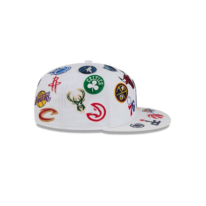 New Era NBA 'All Over' 59FITY Fitted White