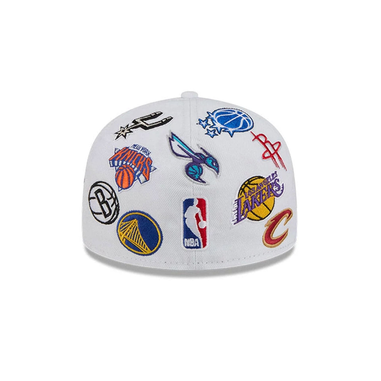 New Era NBA 'All Over' 59FITY Fitted White