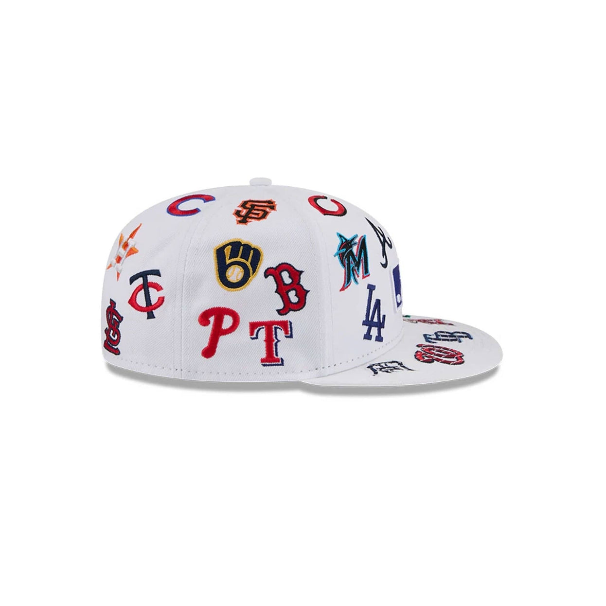 New Era MLB 'All Over' 59FITY Fitted White