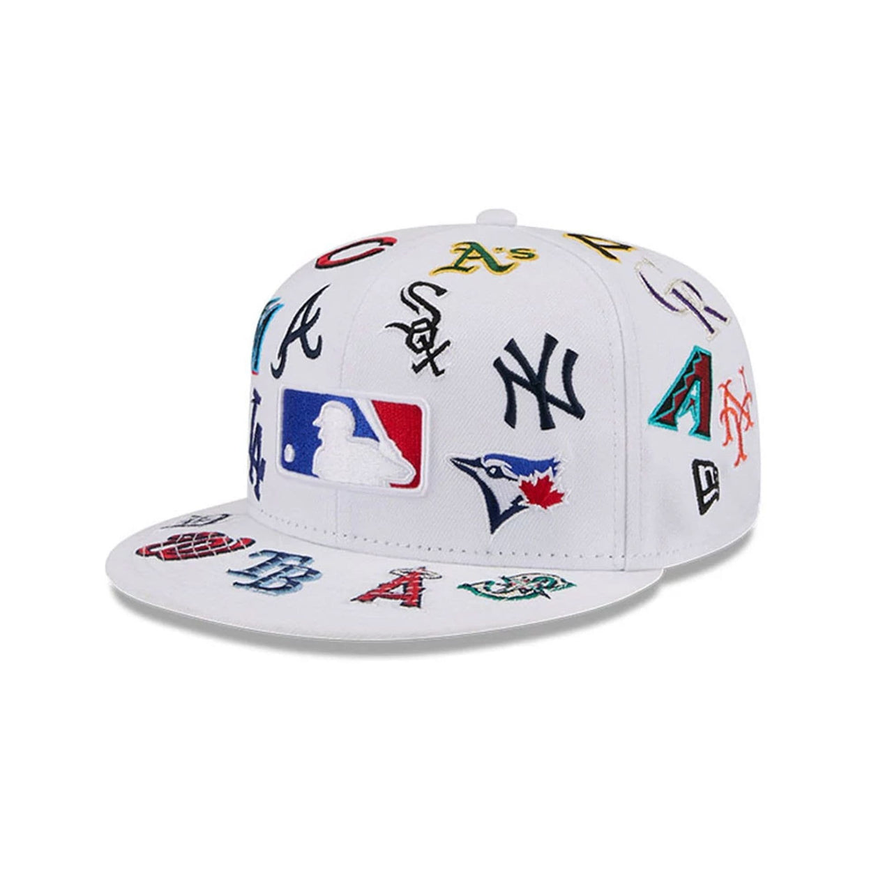 New Era MLB 'All Over' 59FITY Fitted White