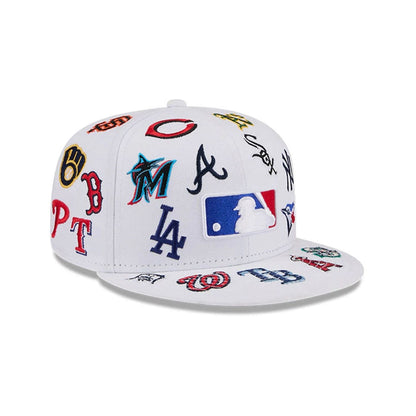 New Era MLB 'All Over' 59FITY Fitted White